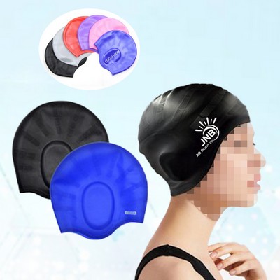 Silicone Swim Cap for Long Hair