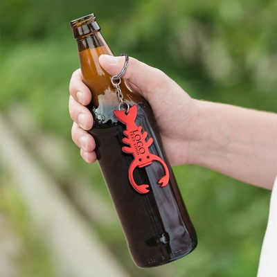 Customized Lobster-Shaped Keychain Bottle Opener