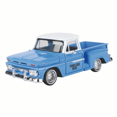 1966 GMC C1000 Fenderside Low Rider - Blue 1:24 Scale Diecast Model Truck(u)