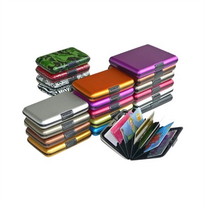 6 Pockets Aluminum Credit Card Case