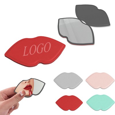 Lip Shape Flip Mirror