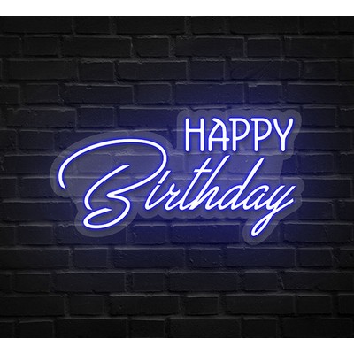 Happy Birthday Neon Sign