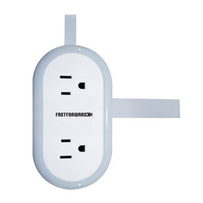 Small Travel Power Strip with 4Ft Extension Cord