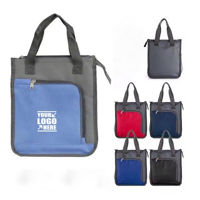 Reusable Two-Tune Thermal Lunch Cooler Bag