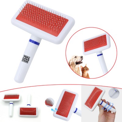 Stainless Steel Needle Prevent Static Pet Grooming Brush