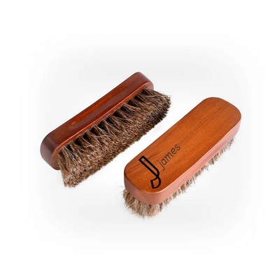 Wooden Shoe Brush Soft Hair