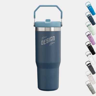 30 oz Stanley® Stainless Steel Insulated Flip Straw Tumbler