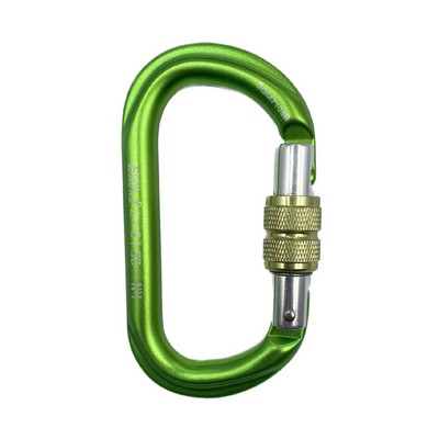 D Ring Screw Gate Aluminum Carabiner