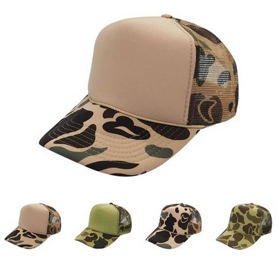 Nissun Foam Trucker Summer Camo Cap