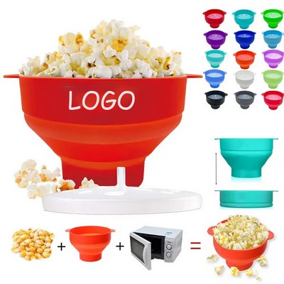 Collapsible Silicone Popcorn Bowl