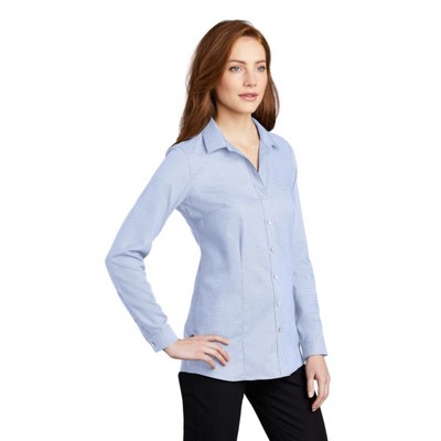 Port Authority Ladies Pincheck Easy Care Shirt