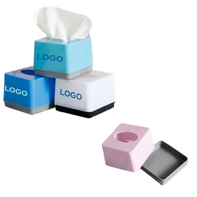 Plastic Square Tissue Box Cover