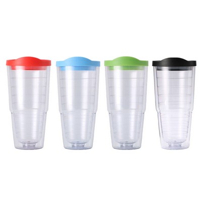 24oz Insulated Plastic Tumblers