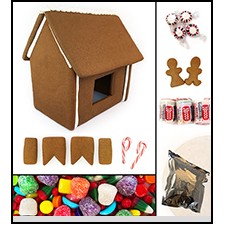 Traditional Gingerbread House Kit Assembled