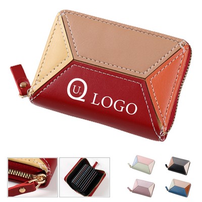 Pu Leather Credit Card Wallets W/ 11 Slots