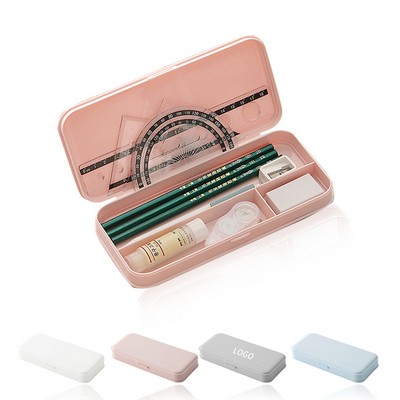 Macaron Color Single Layer Pencil Case