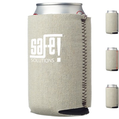 Canvas Foam Collapsible Can Coolers