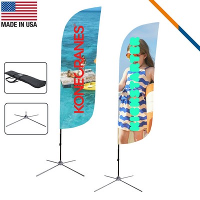 10' Lajas Double-Sided Feather Flag