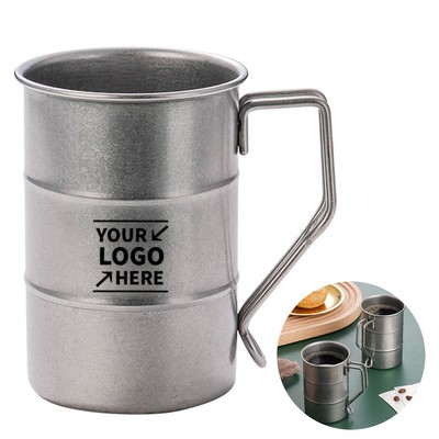 12oz Stainless Steel Oil Drum Coffee Beer Mug