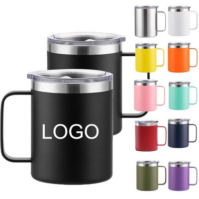 140z Stainless Steel Vacuum Camping Mug With Handle