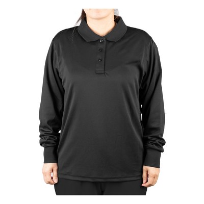 Womens Tactical Performance Long Sleeve Polo Shirt