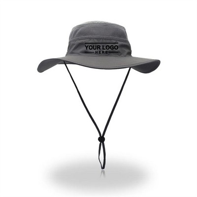 Unisex Wide Brim Bucket Hat