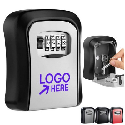 Secure Wall-Mounted Combination Key Lockbox