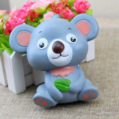 Foam Koala Hugging a Leaf Stress Relief Toy