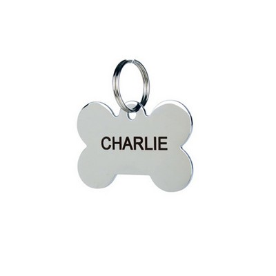 Metal Bone Shape Pet ID Tags Dog And Cat Tag For Medium & Large Size Dogs and Cats