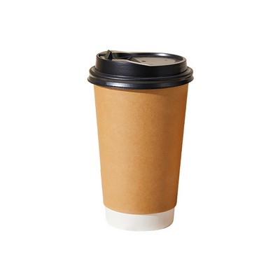 16 Oz Paper Cups with Lids