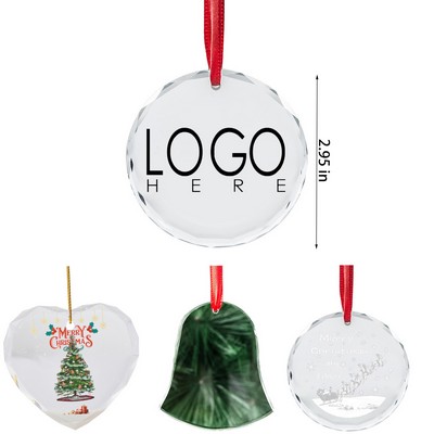 Transparent Pendant Christmas Tree Decoration