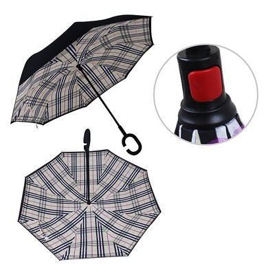 C-Shape Handle Inverted Umbrella