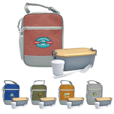 Speck Handy Bamboo Lunch Box Set