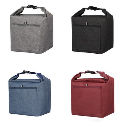 Heathered Polyester Insulated Lunch Tote