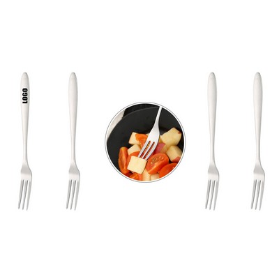 3 Straight Teeth Fruit Dessert Fork