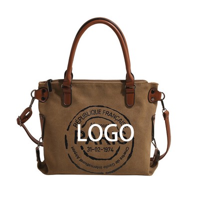 Vintage Canvas Tote Bag