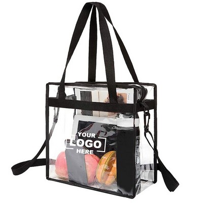 Clear PVC Carryall Tote Bag