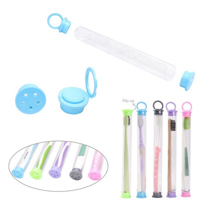 Tube Shape Travel Toothbrush Case