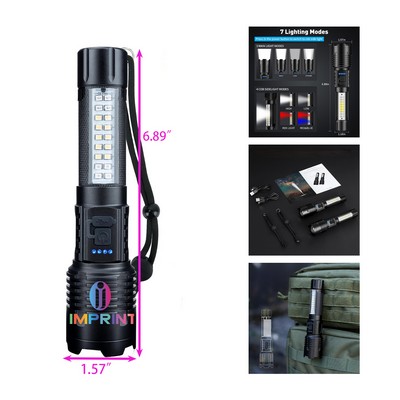 Portable Rechargeable Flashlights High Lumens