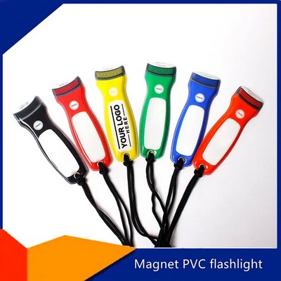 Magnetic PVC Flashlight