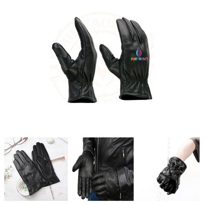 Leather Motorcycle Hand Gloves