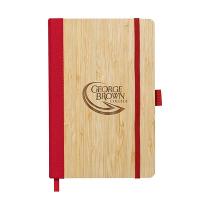 Forleo Bamboo Notebook - Red