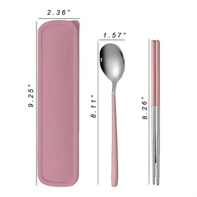 Portable Stainless Steel Flatware Set