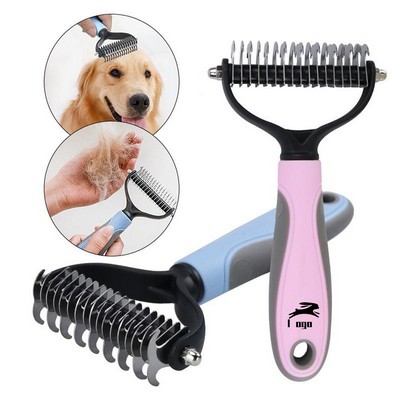 Double Sided Undercoat Rake For Pet