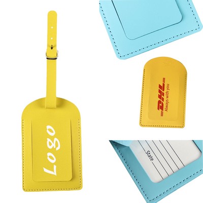 PU Leather Luggage Tag