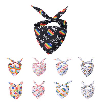 Custom Full Color Triangle Pet Bandana