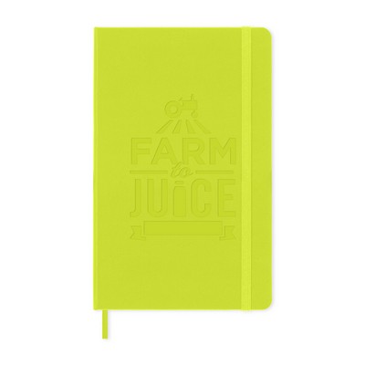 Moleskine® Hard Cover Ruled Large Notebook - Lemon Green