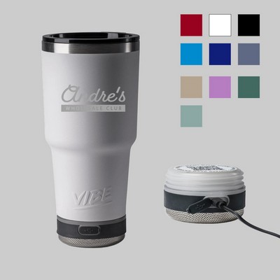 Go Caddy Vibe 28oz Tumbler with Speaker