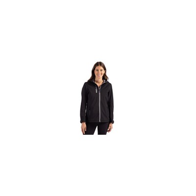 Clique Telemark Eco Stretch Softshell Full Zip Womens Hooded Jacket